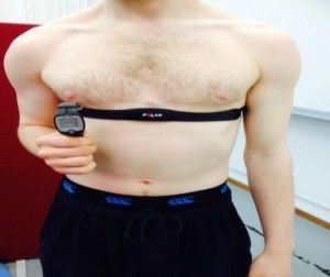 Polar heart rate monitor and sensor (photo credit Dr. Nicole Burns)