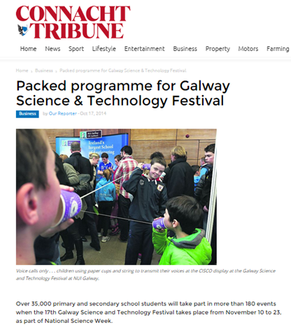 2014 Connacht Tribune Oct