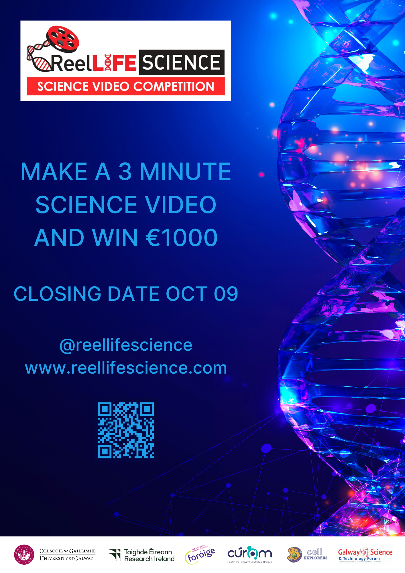 ReelLIFE SCIENCE Video Competition 2026: Win €1,000 for Your School or Youth Group